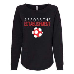 Absorb The Establishment Womens California Wash Sweatshirt