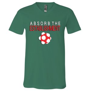 Absorb The Establishment V-Neck T-Shirt