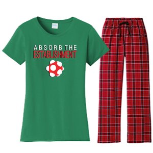 Absorb The Establishment Women's Flannel Pajama Set