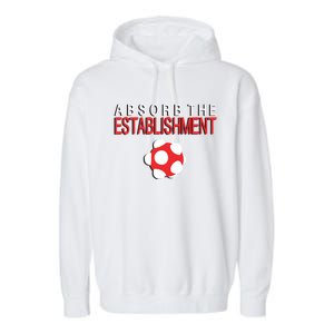 Absorb The Establishment Garment-Dyed Fleece Hoodie