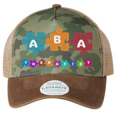 ABA Therapist Educate Behavior Analyst Autism Therapy RBT Legacy Tie Dye Trucker Hat