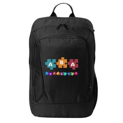 ABA Therapist Educate Behavior Analyst Autism Therapy RBT City Backpack