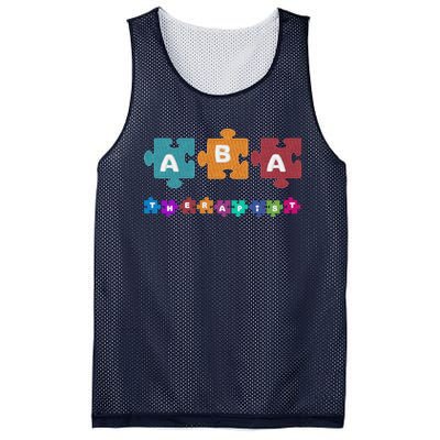 ABA Therapist Educate Behavior Analyst Autism Therapy RBT Mesh Reversible Basketball Jersey Tank