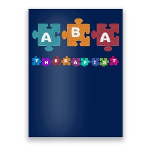 ABA Therapist Educate Behavior Analyst Autism Therapy RBT Poster