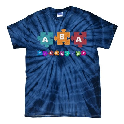 ABA Therapist Educate Behavior Analyst Autism Therapy RBT Tie-Dye T-Shirt