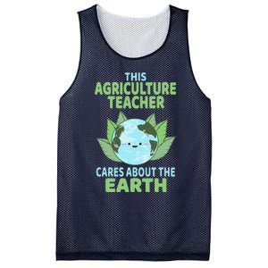 Agriculture Teacher Earth Day School Classroom Mesh Reversible Basketball Jersey Tank