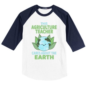 Agriculture Teacher Earth Day School Classroom Baseball Sleeve Shirt