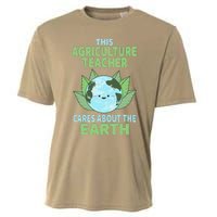 Agriculture Teacher Earth Day School Classroom Cooling Performance Crew T-Shirt