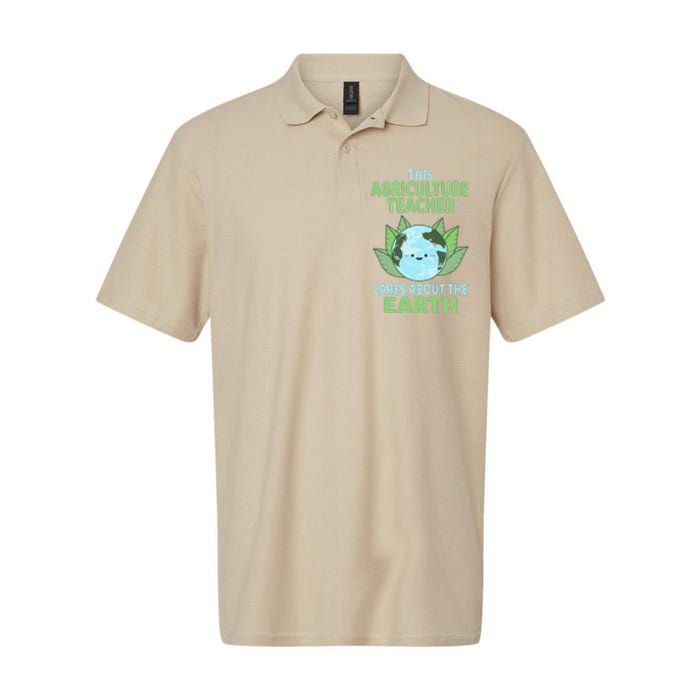 Agriculture Teacher Earth Day School Classroom Softstyle Adult Sport Polo