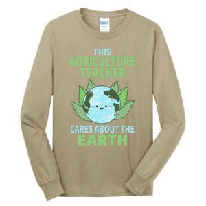 Agriculture Teacher Earth Day School Classroom Tall Long Sleeve T-Shirt