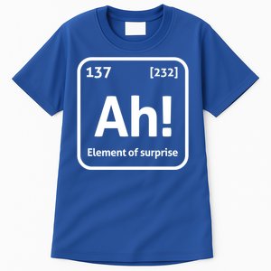 Ah The Elet Of Surprise Chemistry Funny Science Teacher Gift Tall T-Shirt