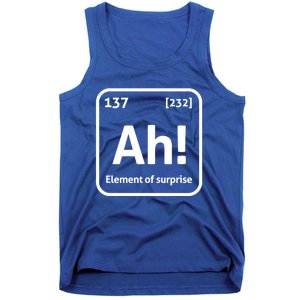 Ah The Elet Of Surprise Chemistry Funny Science Teacher Gift Tank Top