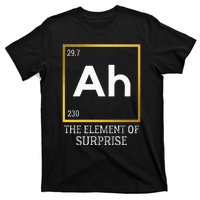 Ah The Element Of Surprise Chemistry Science Humor T-Shirt