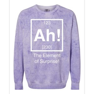 Ah The Element Of Surprise Colorblast Crewneck Sweatshirt