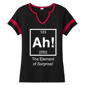 Ah The Element Of Surprise Ladies Halftime Notch Neck Tee