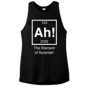 Ah The Element Of Surprise Ladies PosiCharge Tri-Blend Wicking Tank