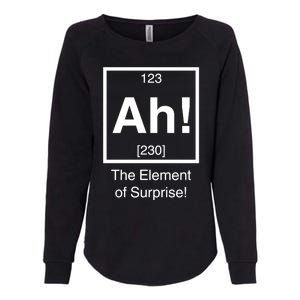 Ah The Element Of Surprise Womens California Wash Sweatshirt