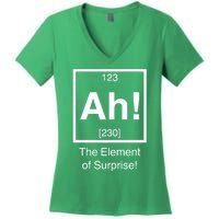 Ah The Element Of Surprise Women's V-Neck T-Shirt