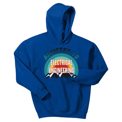 Addicted To Electrical Engineering College Major Gift Cute Gift Kids Hoodie