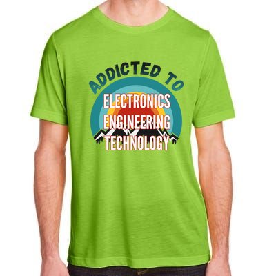 Addicted To Electronics Engineering Technology College Major Gift Adult ChromaSoft Performance T-Shirt