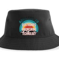 Addicted To Electronics Engineering Technology College Major Gift Sustainable Bucket Hat