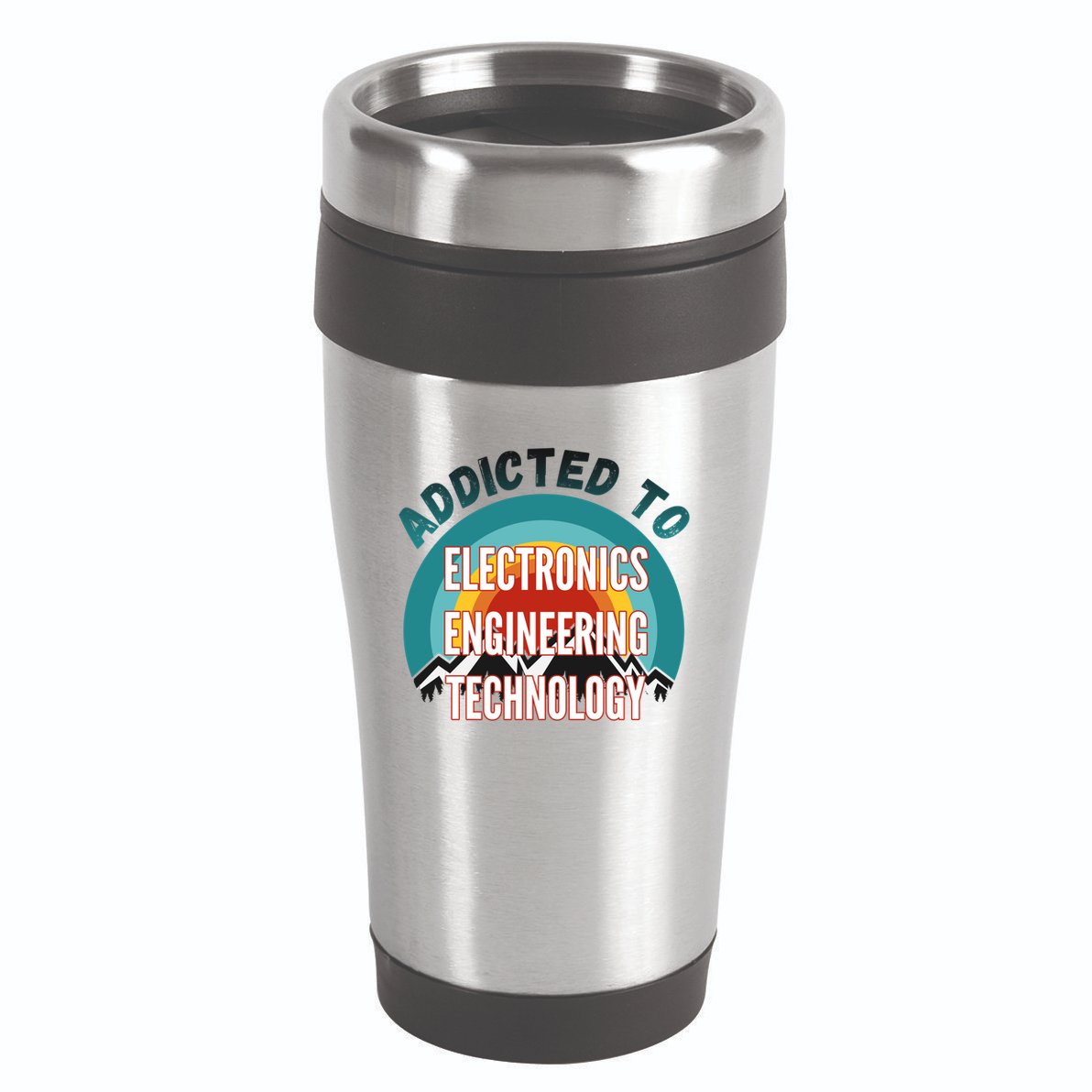 Addicted To Electronics Engineering Technology College Major Gift 16oz Travel Tumbler