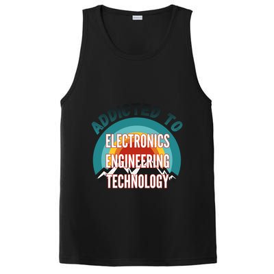Addicted To Electronics Engineering Technology College Major Gift PosiCharge Competitor Tank