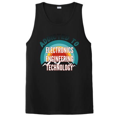 Addicted To Electronics Engineering Technology College Major Gift PosiCharge Competitor Tank