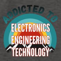 Addicted To Electronics Engineering Technology College Major Gift Vector Backpack