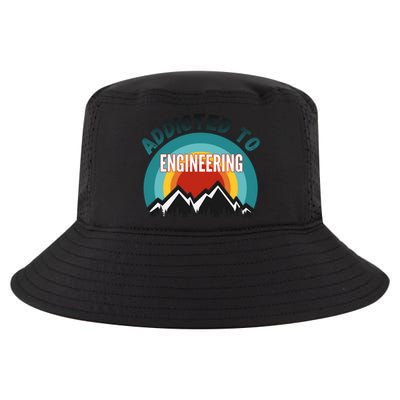 Addicted To Engineering College Major Gift Cool Gift Cool Comfort Performance Bucket Hat