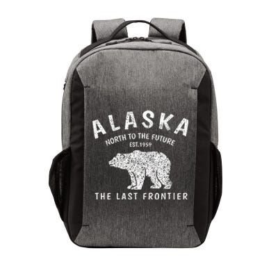 Alaska TheLast Frontier Est. 1959 Mountains Nature Grizzly Vector Backpack