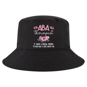 ABA Therapist Flower Applied Behavior Analysis ABA Therapy Cool Comfort Performance Bucket Hat