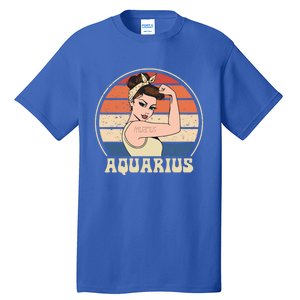 Aquarius Tee Funny Birthday Funny Gift Quarius Zodiac Great Gift Tall T-Shirt