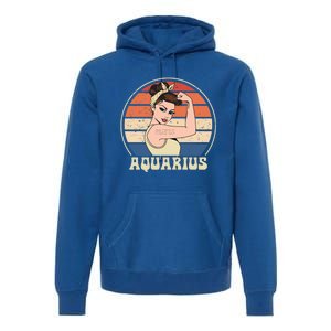 Aquarius Tee Funny Birthday Funny Gift Quarius Zodiac Great Gift Premium Hoodie