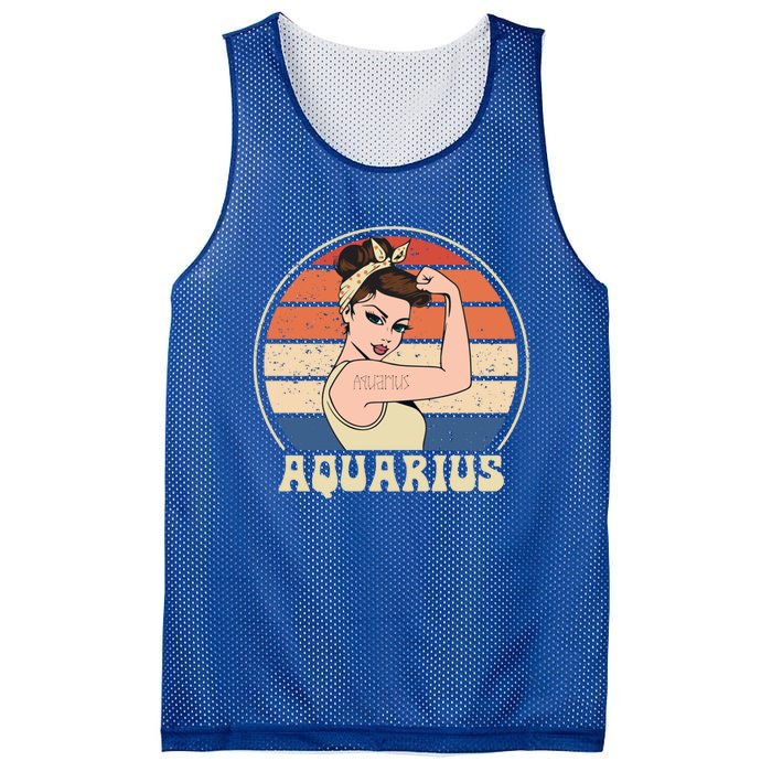 Aquarius Tee Funny Birthday Funny Gift Quarius Zodiac Great Gift Mesh Reversible Basketball Jersey Tank