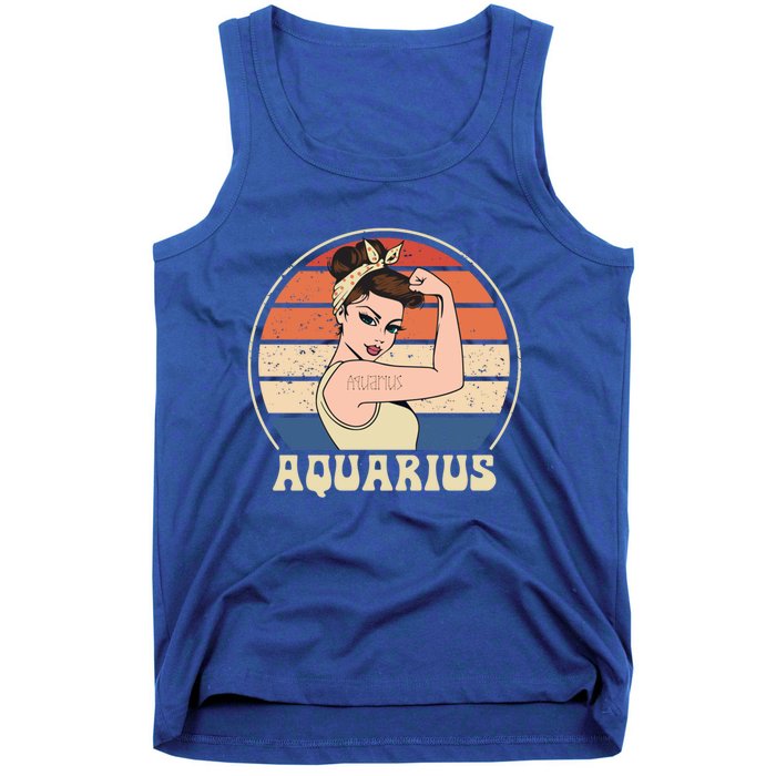 Aquarius Tee Funny Birthday Funny Gift Quarius Zodiac Great Gift Tank Top