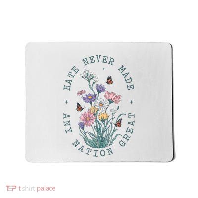 Anti Trump Floral Butterflies Democrat President Liberal Mousepad