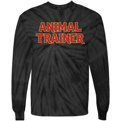 Animal Trainer Funny Circus Staff Costome Theme Party Tie-Dye Long Sleeve Shirt