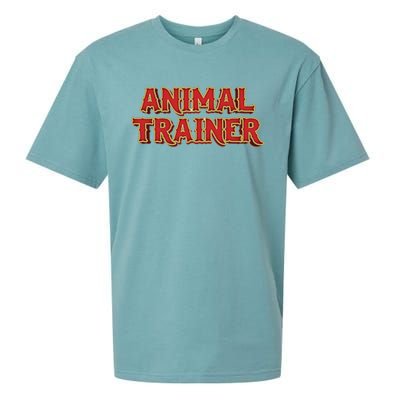 Animal Trainer Funny Circus Staff Costome Theme Party Sueded Cloud Jersey T-Shirt