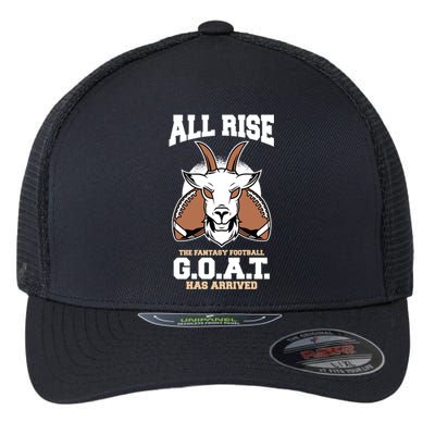 All The Fantasy Football Rise Goat Has Arrived Draft Party Premium Flexfit Unipanel Trucker Cap