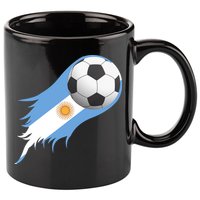 Argentina Team Flag Soccer Ball 11oz C Handle Ceramic Mug