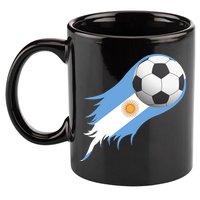 Argentina Team Flag Soccer Ball 11oz C Handle Ceramic Mug