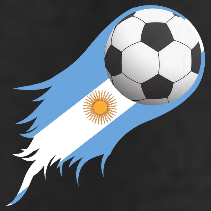 Argentina Team Flag Soccer Ball 11oz C Handle Ceramic Mug