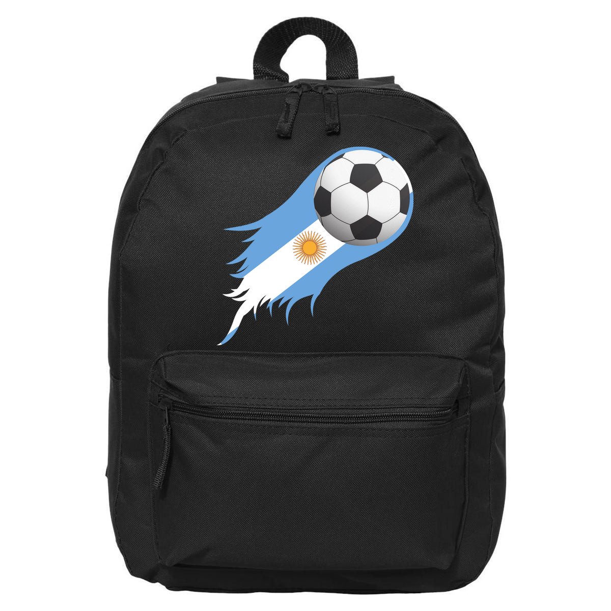 Argentina Team Flag Soccer Ball 16 in Basic Backpack