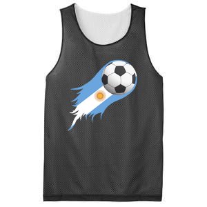 Argentina Team Flag Soccer Ball Mesh Reversible Basketball Jersey Tank