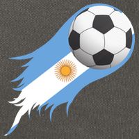 Argentina Team Flag Soccer Ball Cotton Canvas Backpack