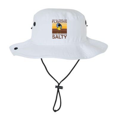 All These Flavors And You Choose To Be Salty Bucket Hat