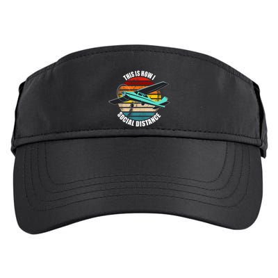 Airplane Themed Funny Gift Float Plane Born To Fly Airplanes Gift Adult Drive Performance Visor