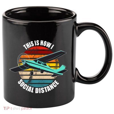 Airplane Themed Funny Gift Float Plane Born To Fly Airplanes Gift 11oz C Handle Ceramic Mug