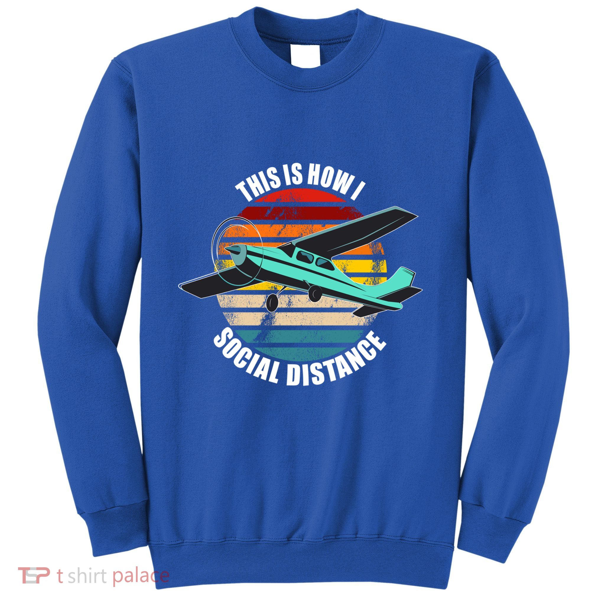 Airplane Themed Funny Gift Float Plane Born To Fly Airplanes Gift Sweatshirt